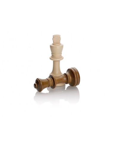 Caja figuras de ajedrez grandes de madera de Cayro.