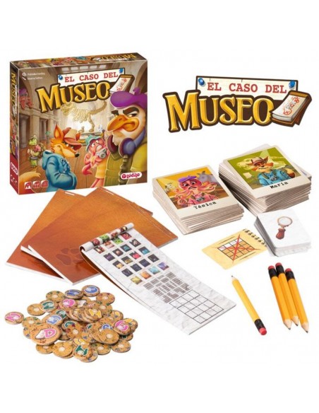 El Caso del Museo es un juego de deducción de Lúdilo.