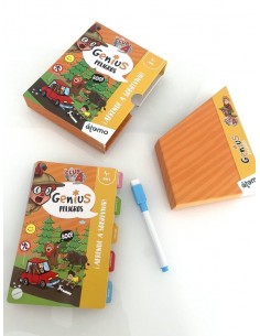 Genius! Peligros es un cuaderno con 80 fichas de la editorial Aula en Juego. 2