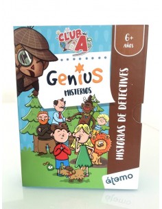 Genius! Misterios Club A es un cuaderno de actividades de Aula en Juego.
