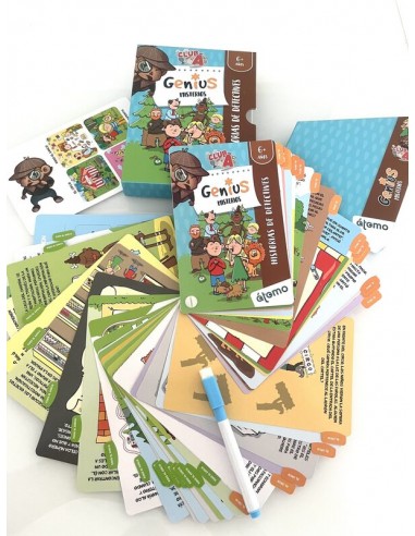 Genius! Misterios Club A es un cuaderno de actividades de Aula en Juego.