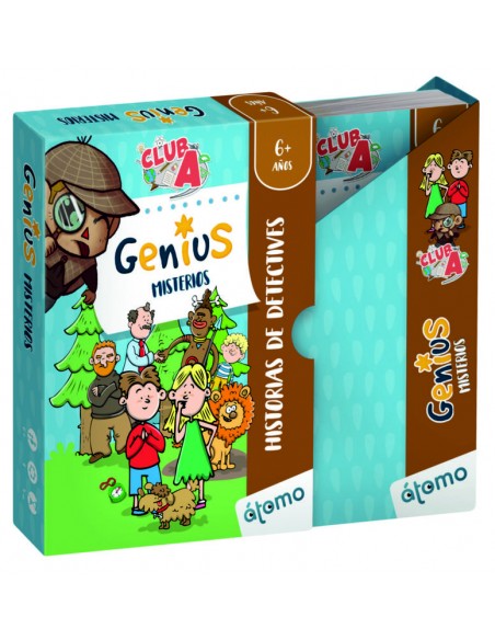 Genius! Misterios Club A es un cuaderno de actividades de Aula en Juego.