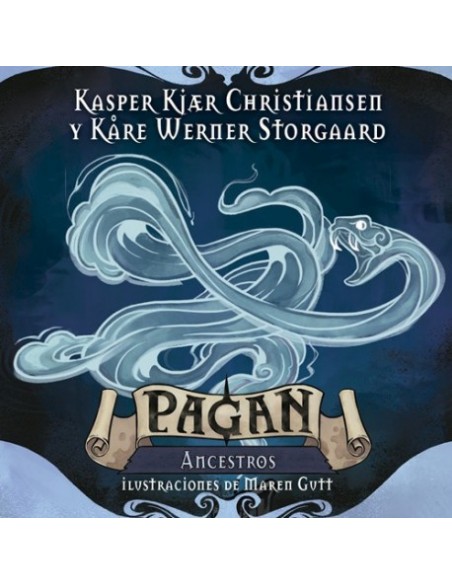 Pagan: Ancestros es una expansión para el juego Pagan El desitno de Roanoke de Maldito Games.