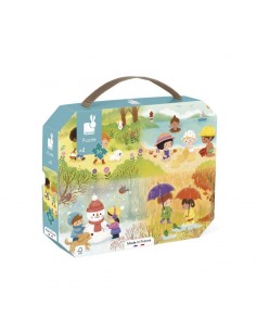 Puzle las Estaciones -36 piezas de Janod.