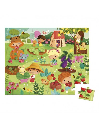 Puzle el Huerto - 36 piezas de Janod.