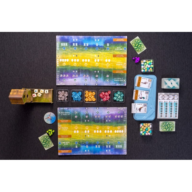 Wingspan es un juego de cartas de temática aves editado por Maldito Games