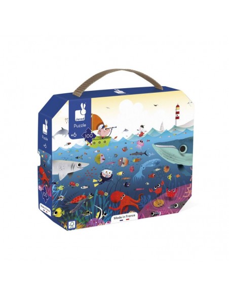 Puzzle el Mundo Submarino - 100 piezas de Janod.