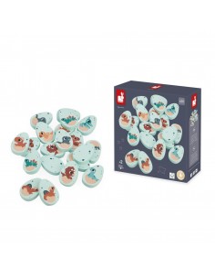 Juego de memoria Dino de Janod. 2