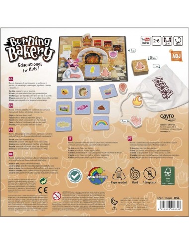 Burning Bakery es un juego cooperativo de Cayro.