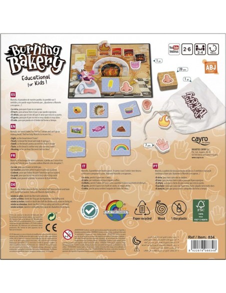 Burning Bakery es un juego cooperativo de Cayro.