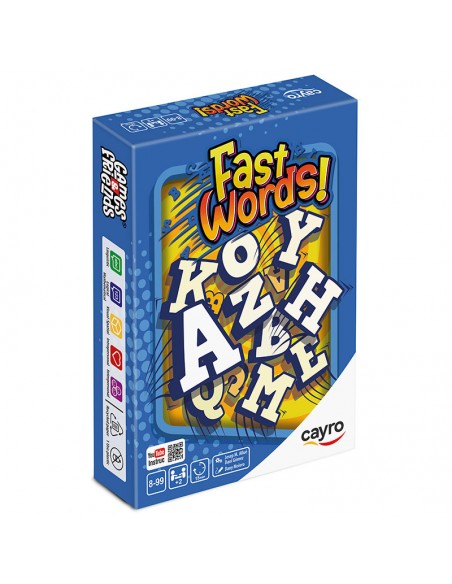 Fast Word es un juego de palabaras de Cayro.