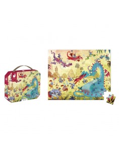 Puzzle Dragones 54 piezas de Janod. 2