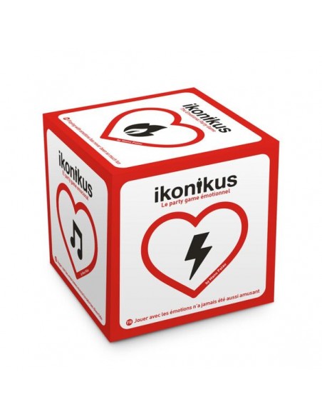 Ikonikus es un juego de cartas sobre emociones de Zacatrus.