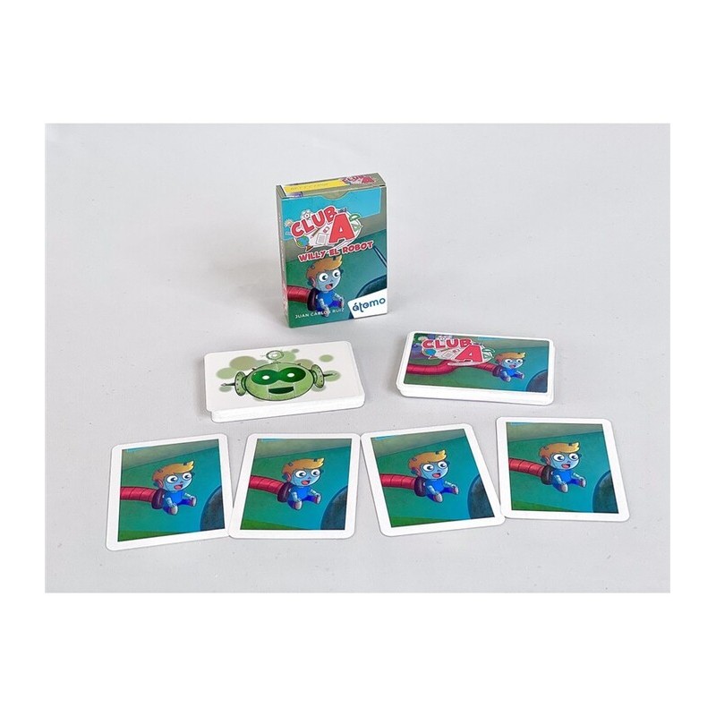 Willy el Robot es un juego de memoria de la serie Club A, editado por Atomo Games.