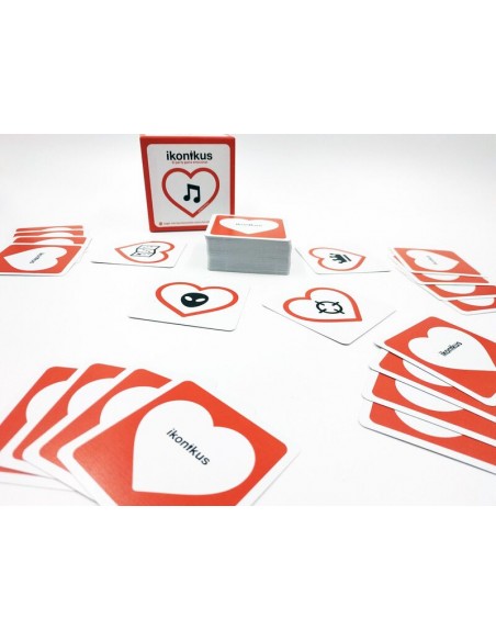 Ikonikus es un juego de cartas sobre emociones de Zacatrus.