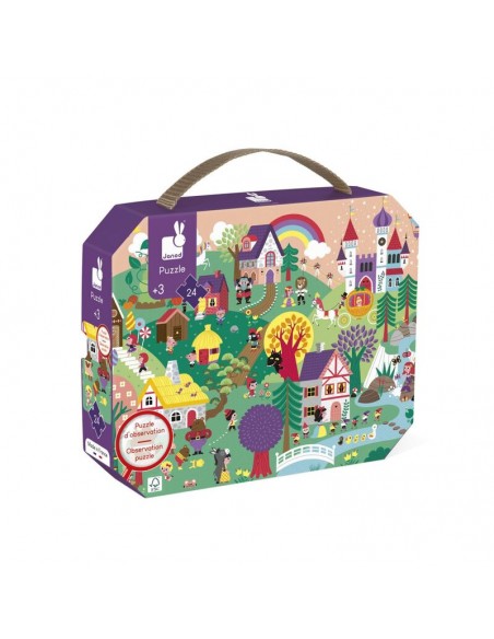 Puzzle de observación los Cuentos - 24 piezas de Janod.