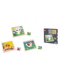 Puzzle Trio de Janod. 2