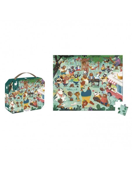 Puzzle la familia de osos - 54 piezas.