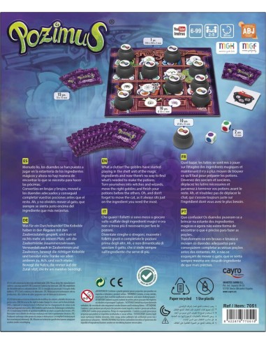Pozimus es un juego de memoria de Cayro.