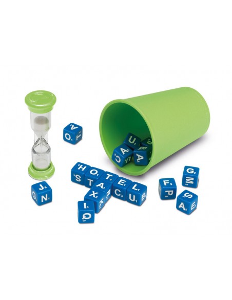 Cross Dices es un juego de formar palabras con dados de Cayro.