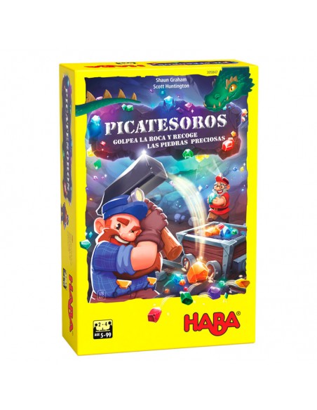 Picatesoros es un juego de habilidad de HABA.
