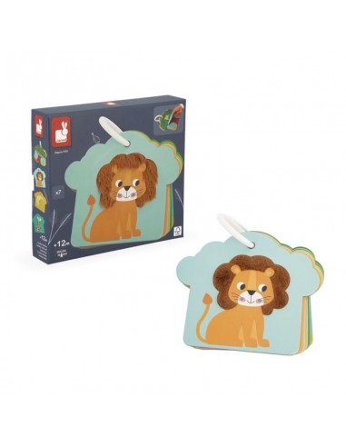 Cartas táctiles sabana de Janod.