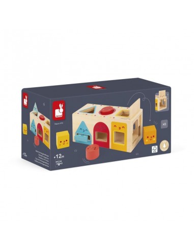 Caja con formas geométicas de Janod.