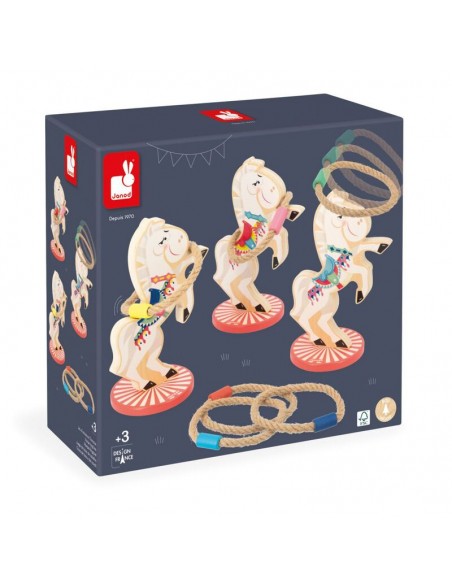 Applepop - juego de lazos de Caballos de Janod.