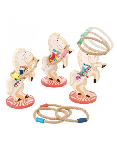 Applepop - juego de lazos de Caballos de Janod.