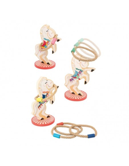 Applepop - juego de lazos de Caballos de Janod.