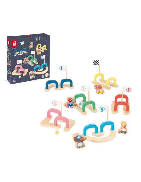 Juego de canicas . Applepop de Janod.