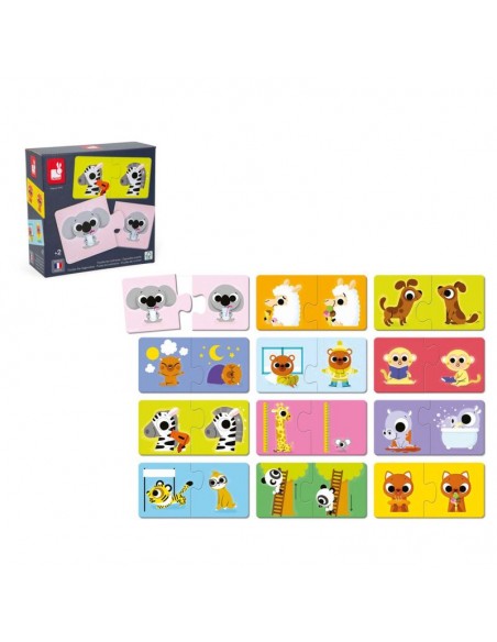 Puzzles los contrarios de Janod.