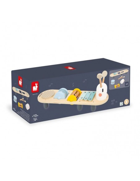 Tabla de estimulación musical oruga de Janod.