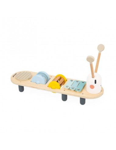 Tabla de estimulación musical oruga de Janod.