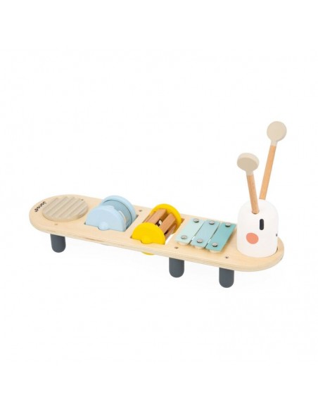 Tabla de estimulación musical oruga de Janod.