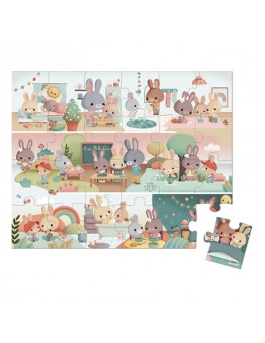 Puzzle un día - 24 piezas de Janod.