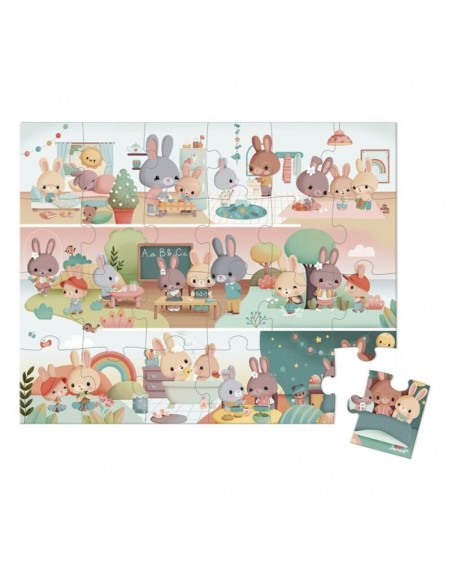 Puzzle un día - 24 piezas de Janod.