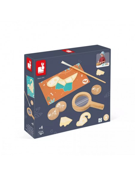 Juego de excavación dino de Janod.