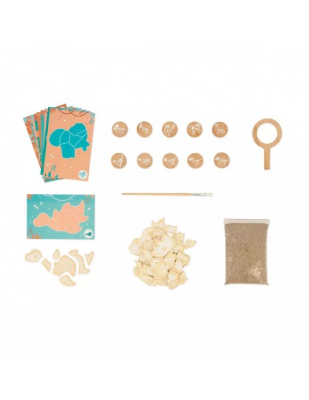 Juego de excavación dino de Janod.