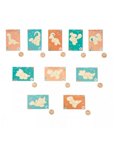 Juego de excavación dino de Janod.