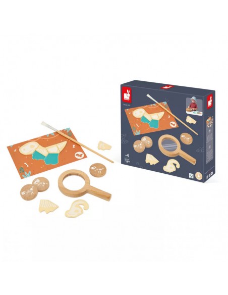 Juego de excavación dino de Janod.