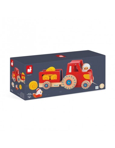 Tractor con cuerda de arrastre de Janod.