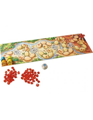 Dragón Diente de Trueno es un juego de carreras de HABA.