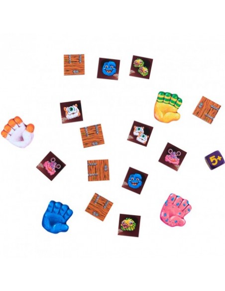 Chocala monstruo es un juego de observación y rapidez de HABA.