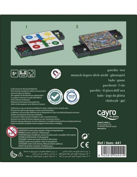 Parchis oca magnético de Cayro.