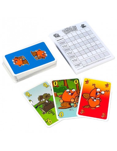 Banda de Castores es un juego de cartas de Mercurio.