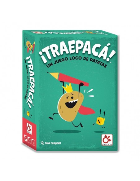 ¡TRAEPACÁ! es un juego party de Mercurio.