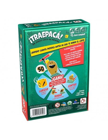 ¡TRAEPACÁ! es un juego party de Mercurio.