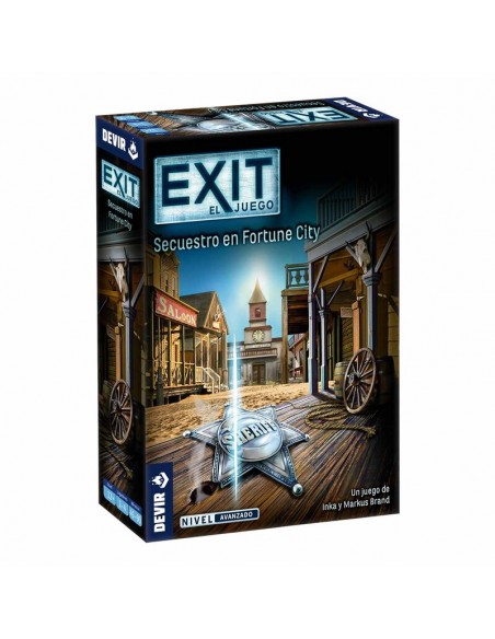 Exit: Secuestro en Fortune City es un juego de escape room de Devir.