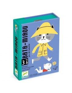 Bata-Miaou es un juego de cartas para niños de Djeco.